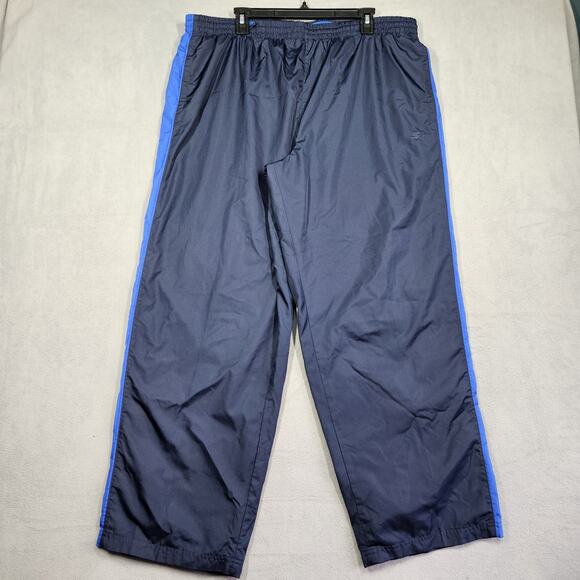 STARTER Other - VTG Starter Track Pants Mens XL Blue Baggy Wide Leg Lined Skater Y2K Zip Ankle